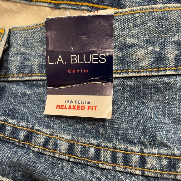Vintage New With Tags L.A. BLUES jeans 12 modern size 18 vintage 100% Cotton - Picture 3 of 6